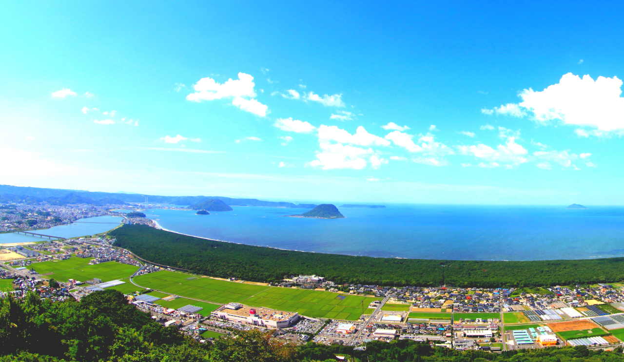 鏡山からの眺望